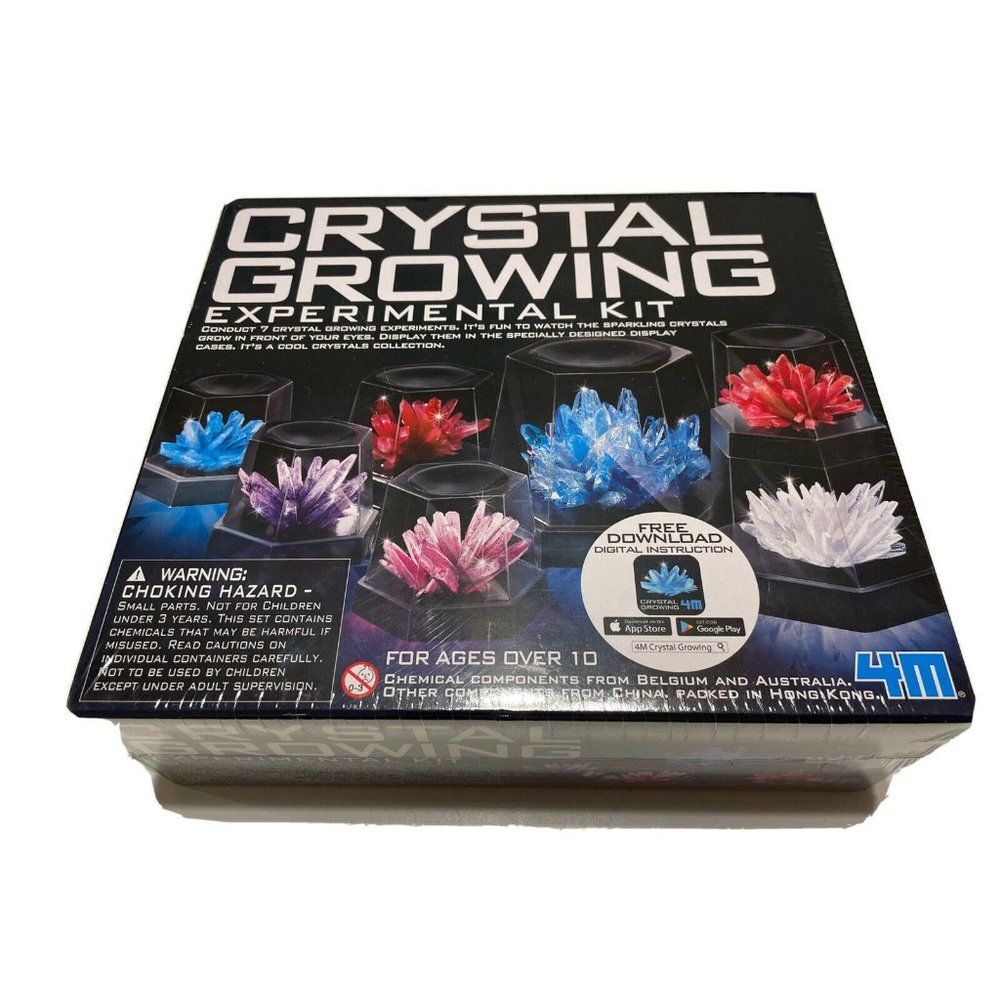 5557 Crystal Growing Science Experimental Kit - 7 Crystal Science Experiments